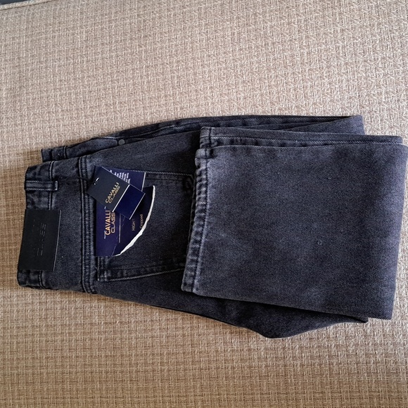 NWT Cavalli Class black high rise jeans - Picture 2 of 5